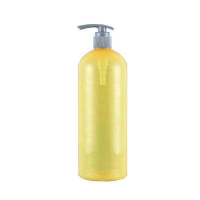 Leakproof 1L Shampoo Bottle Boston Round PET Foaming Bottle With Pump