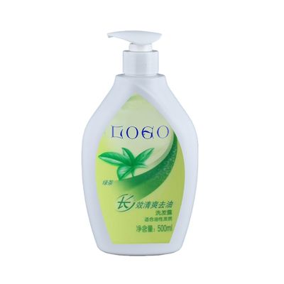500ml Empty HDPE Shampoo Pump Bottle Flat Sunscreen Body Lotion Pump Bottles