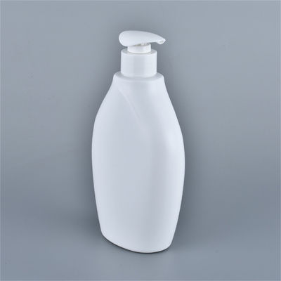 500ml Empty HDPE Shampoo Pump Bottle Flat Sunscreen Body Lotion Pump Bottles