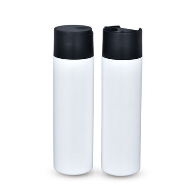 Modern Black White Leakproof Disc Cap Bottle 250ml Plastic Shower Gel Bottle