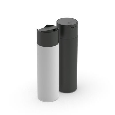 Cylinder Shape 200ml Squeeze HDPE Plastic Shampoo And Conditioner Bottles Custom Logo
