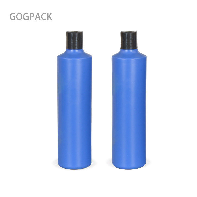 Screen Printing Disc Cap Bottle 375ml HDPE Plastic Shampoo Bottles