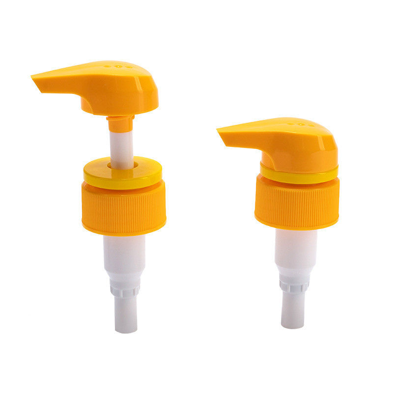 Non Spill Plastic Lotion Pumps For Transparent Dispensing Of Customized Cosmetics